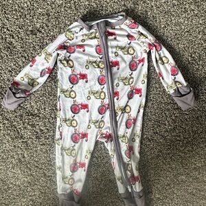 Kids Tractor Print One Piece